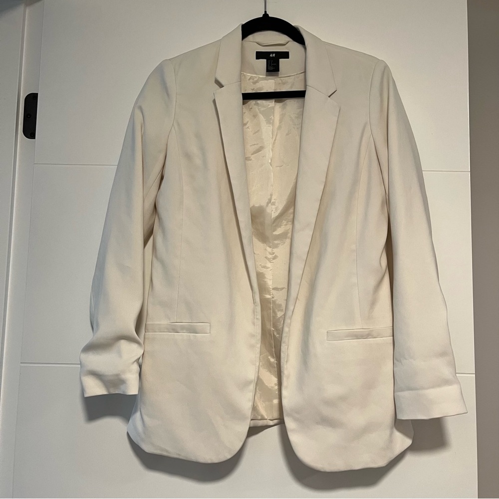 H&M | White Blazer Jacket